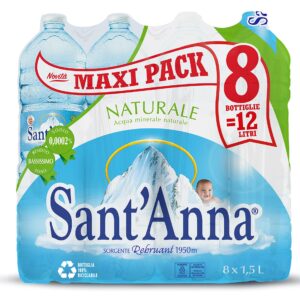Acqua minerale naturale oligominerale che sgorga dalla sorgente Rebruant, nel cuore delle Alpi di Vinadio (CN), a 1.950 metri di altitudine. Caratterizzata da un basso residuo fisso e da un ridotto contenuto di sodio, è leggera, microbiologicamente pura e indicata per il consumo quotidiano e per le diete povere di sodio. Adatta anche alla preparazione degli alimenti per neonati. Confezione pratica da 8 bottiglie da 1,5 litri, ideale per la famiglia e per la scorta domestica.