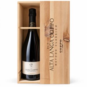 Luigi Coppo – Alta Langa DOCG Brut 2021 con cassetta in legno